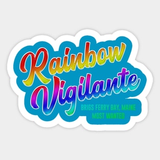 Rainbow Vigilante Sticker